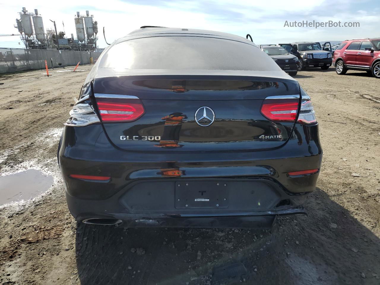 2019 Mercedes-benz Glc Coupe 300 4matic Black vin: WDC0J4KBXKF660091