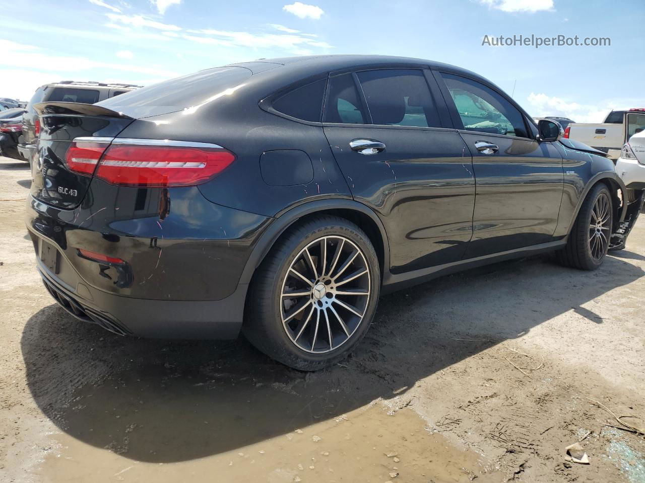 2019 Mercedes-benz Glc Coupe 43 4matic Amg Черный vin: WDC0J6EB4KF527365