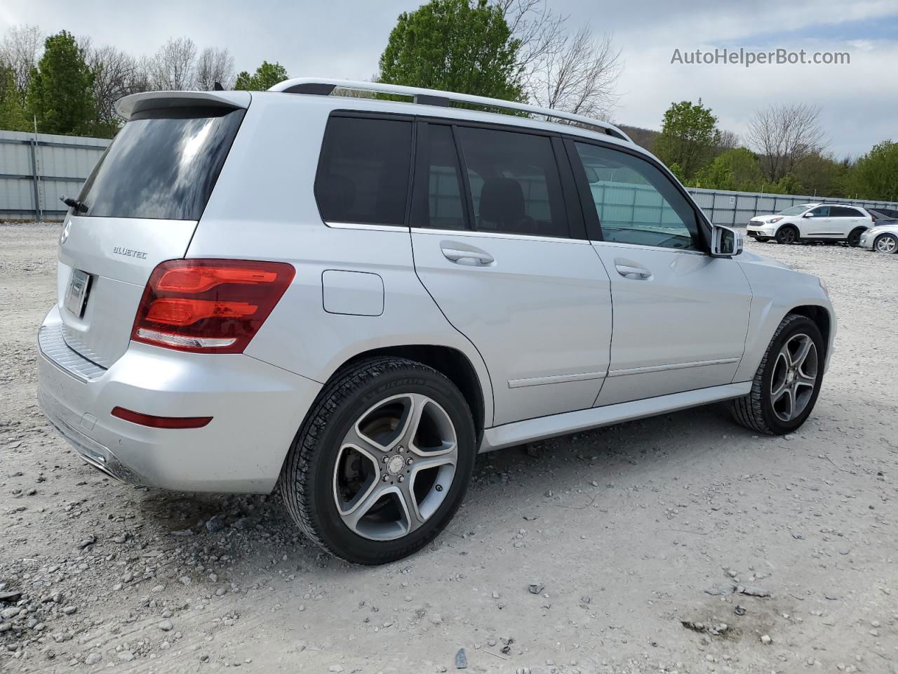 2013 Mercedes-benz Glk 250 Bluetec Silver vin: WDCGG0EB6DG094834