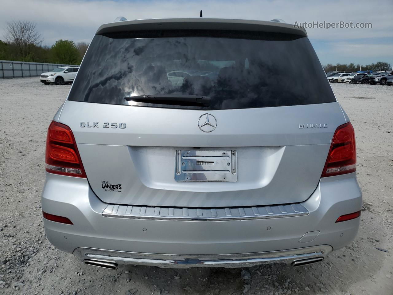 2013 Mercedes-benz Glk 250 Bluetec Silver vin: WDCGG0EB6DG094834