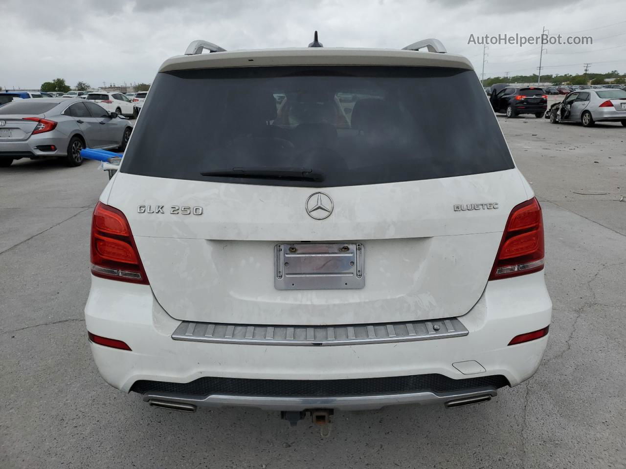 2013 Mercedes-benz Glk 250 Bluetec White vin: WDCGG0EB6DG095059