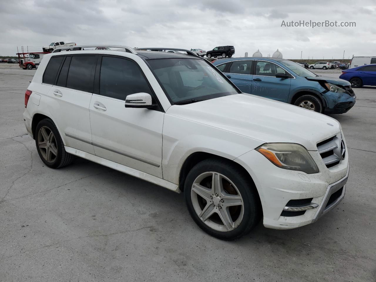 2013 Mercedes-benz Glk 250 Bluetec White vin: WDCGG0EB6DG095059