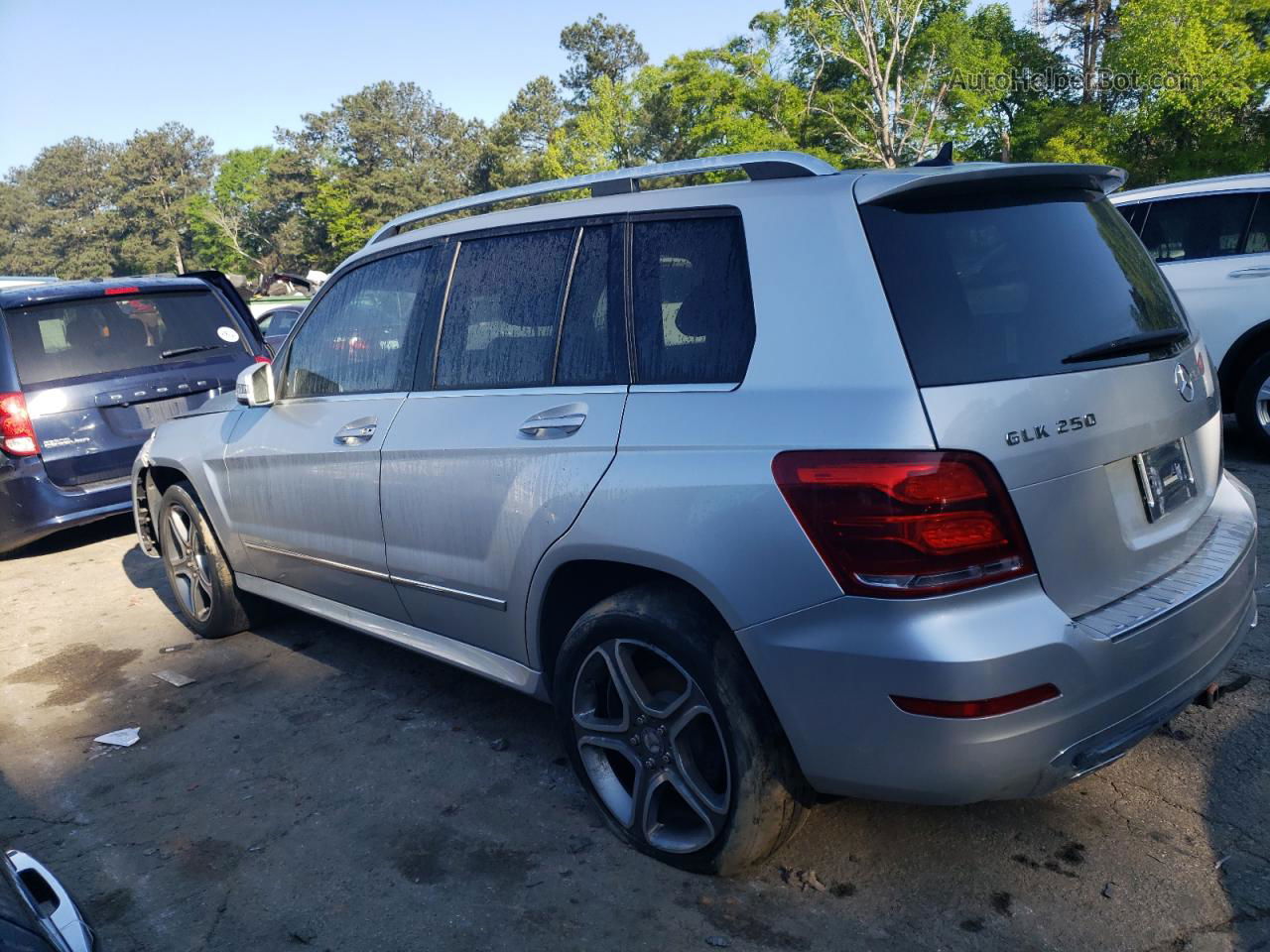 2013 Mercedes-benz Glk 250 Bluetec Silver vin: WDCGG0EB6DG098446