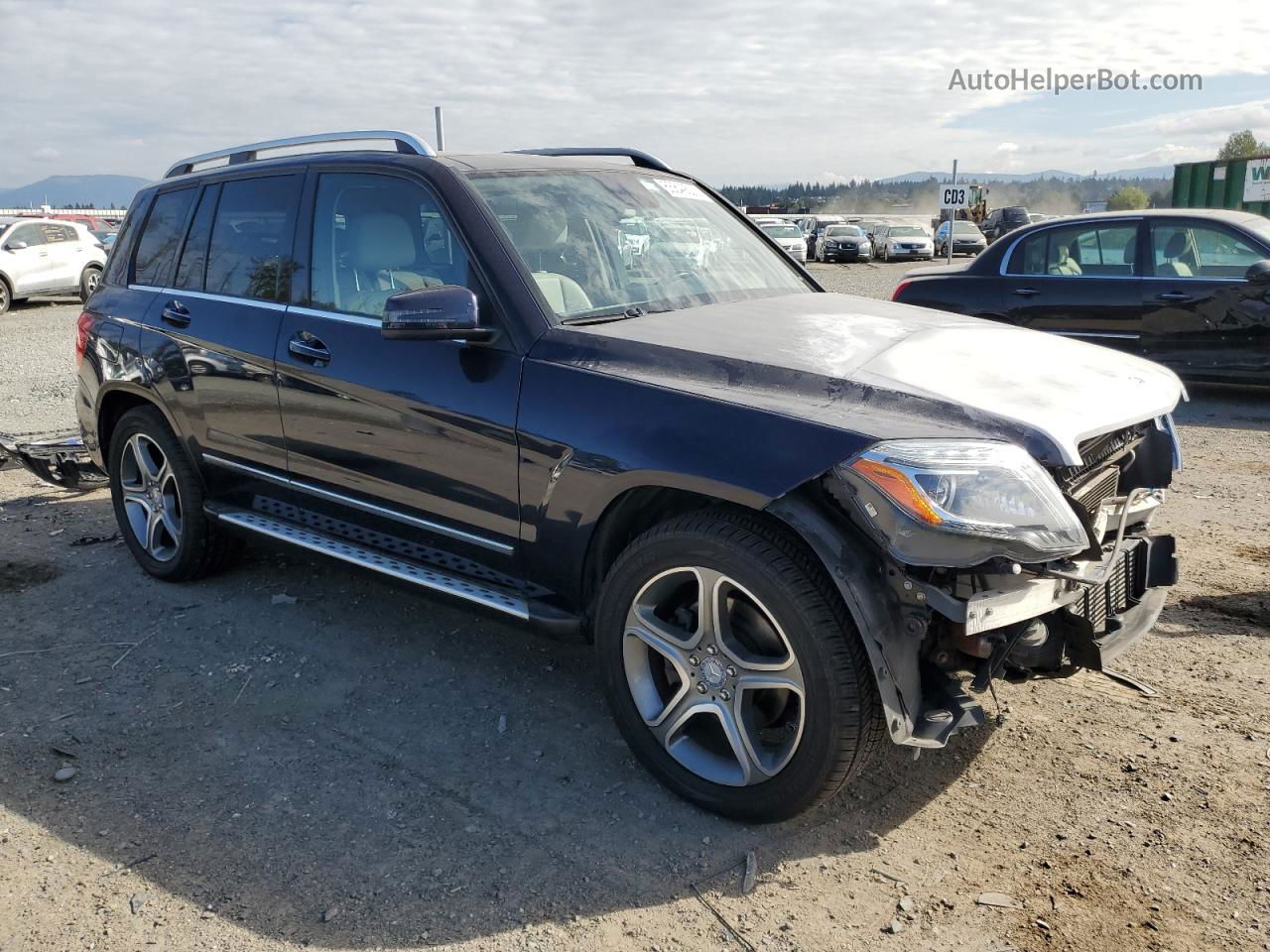 2013 Mercedes-benz Glk 250 Bluetec Синий vin: WDCGG0EB8DG094429