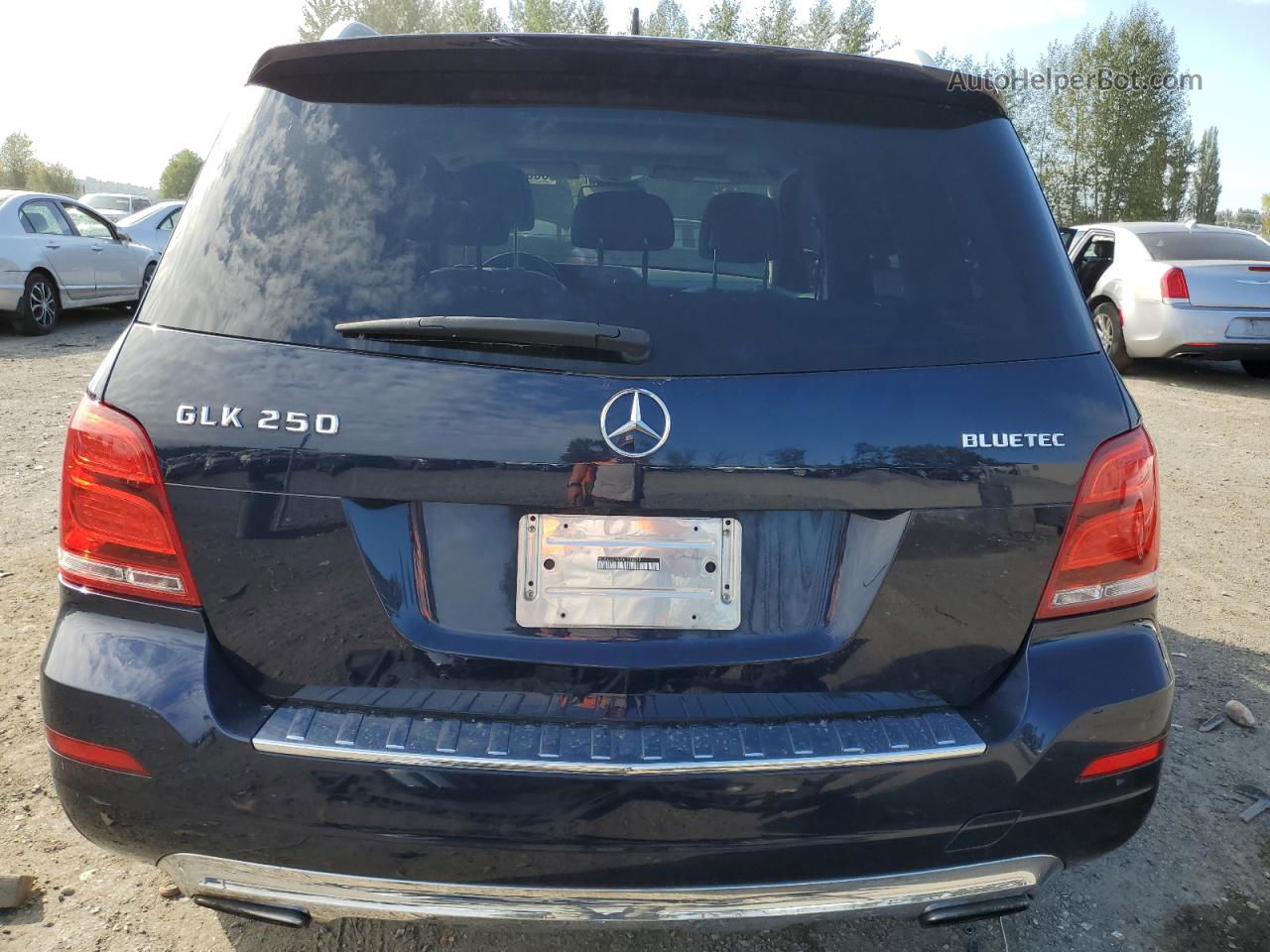 2013 Mercedes-benz Glk 250 Bluetec Синий vin: WDCGG0EB8DG094429