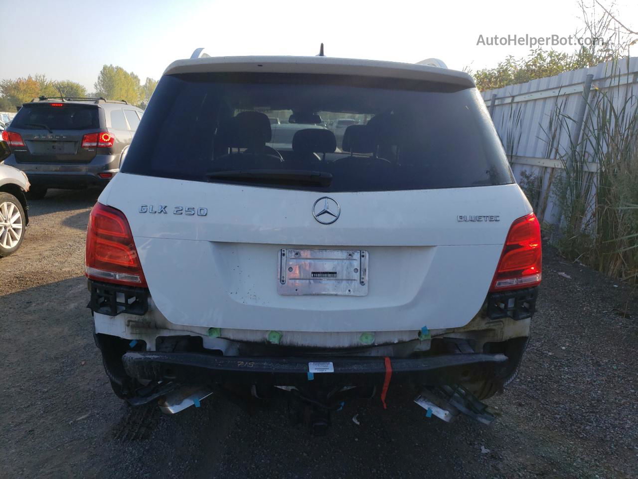 2013 Mercedes-benz Glk 250 Bluetec White vin: WDCGG0EB8DG119118