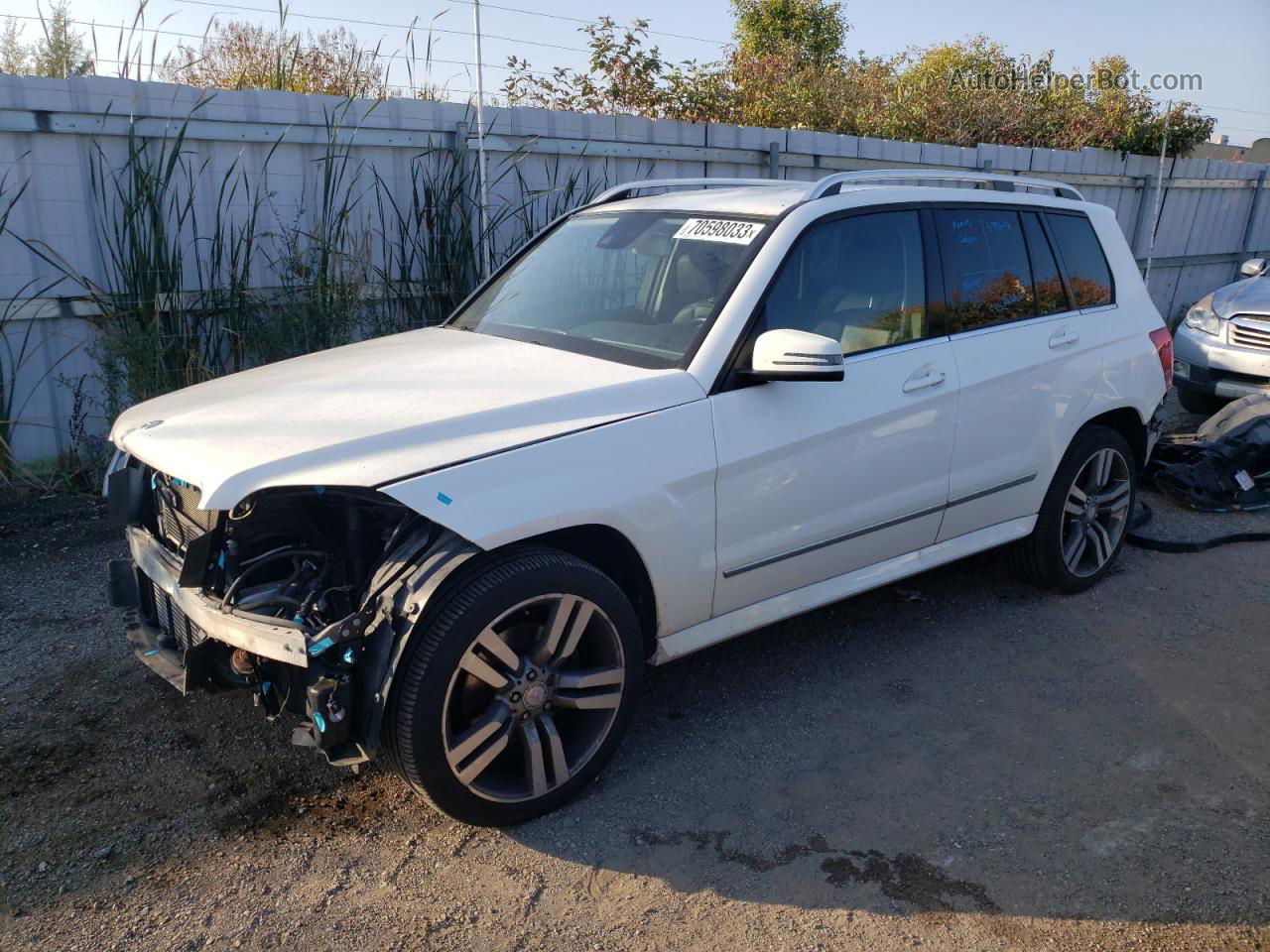 2013 Mercedes-benz Glk 250 Bluetec White vin: WDCGG0EB8DG119118