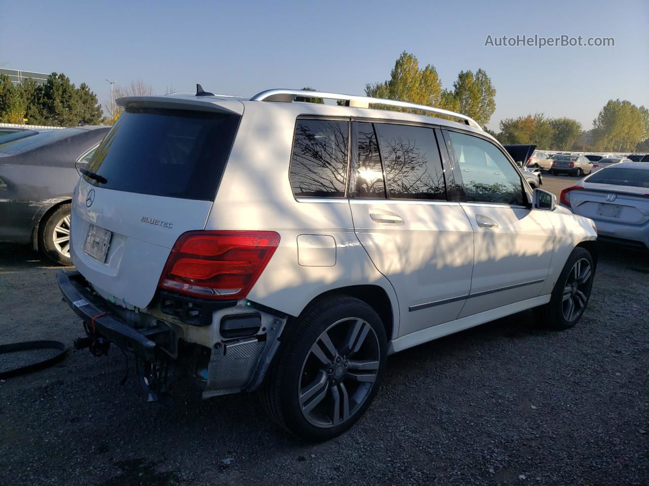 2013 Mercedes-benz Glk 250 Bluetec White vin: WDCGG0EB8DG119118