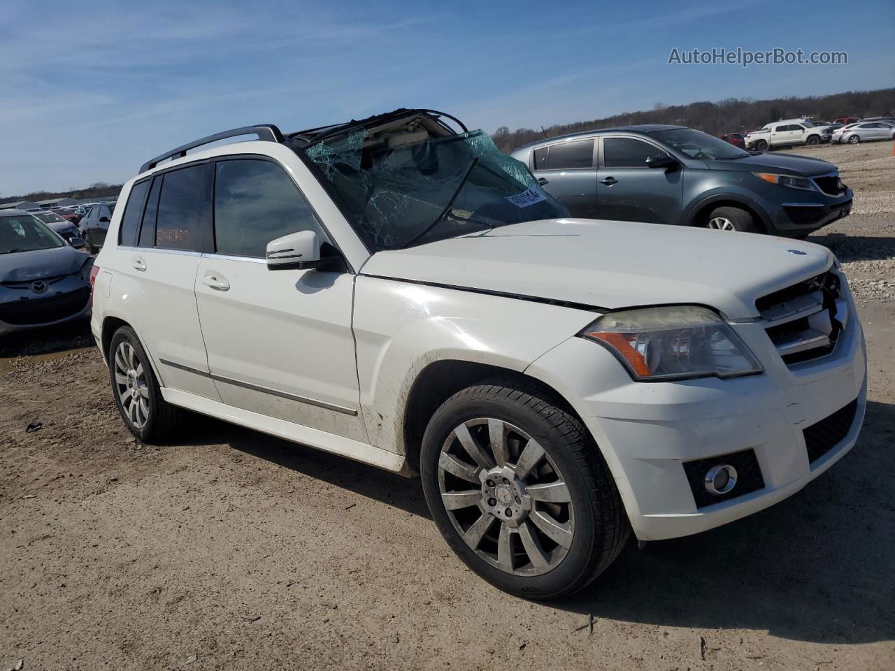 2011 Mercedes-benz Glk 350 Белый vin: WDCGG5GB9BF549964