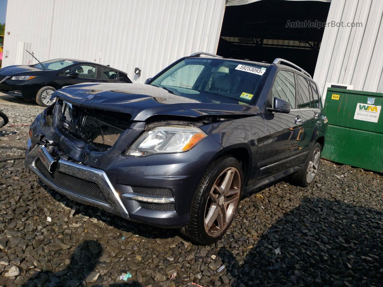 2013 Mercedes-benz Glk 350 Gray vin: WDCGG5HB0DG002898