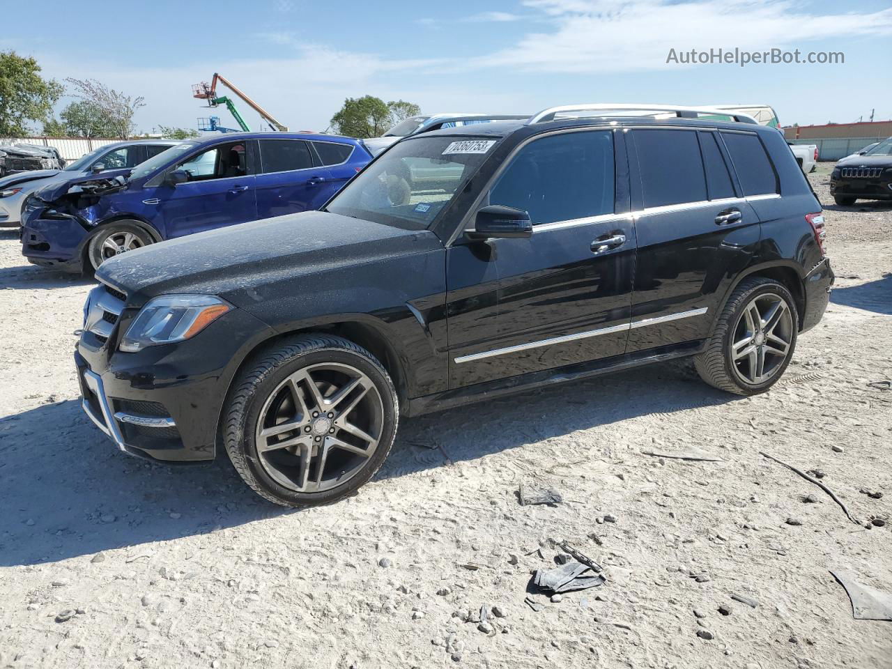 2013 Mercedes-benz Glk 350 Black vin: WDCGG5HB0DG110910