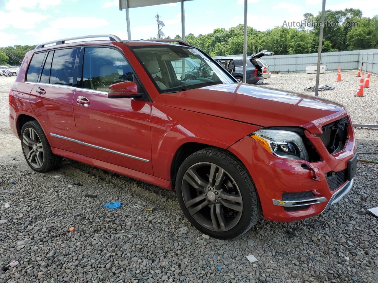 2013 Mercedes-benz Glk 350 Красный vin: WDCGG5HB1DG107501