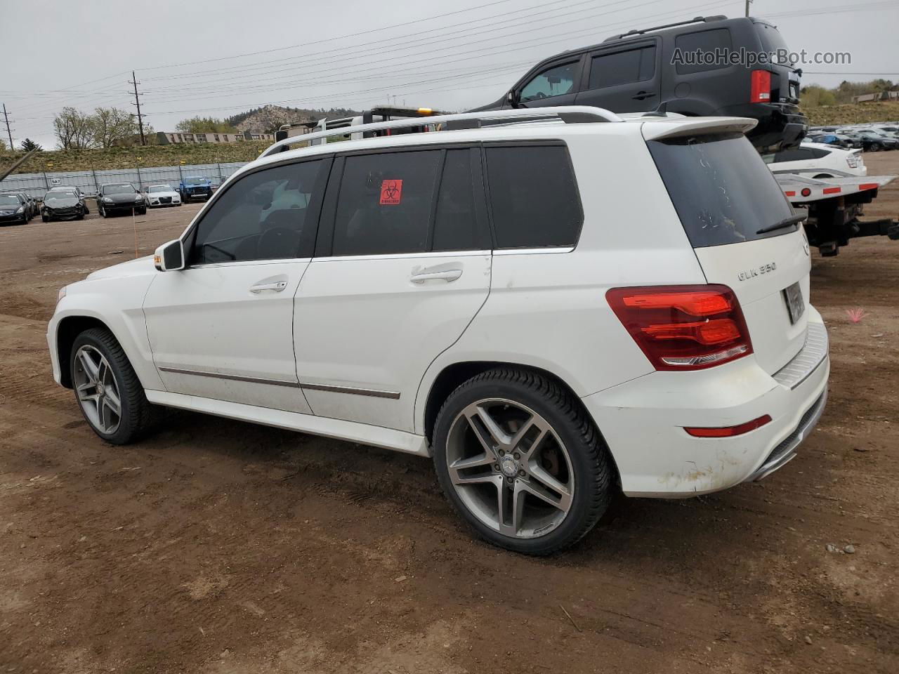 2013 Mercedes-benz Glk 350 White vin: WDCGG5HB3DF997327