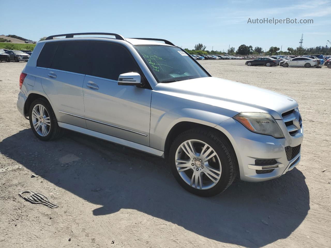 2013 Mercedes-benz Glk 350 Silver vin: WDCGG5HB3DG051058