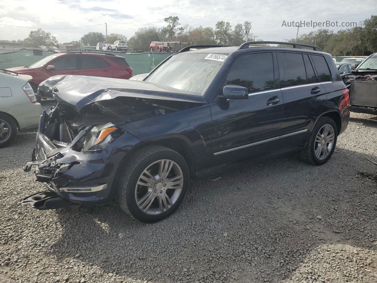 2013 Mercedes-benz Glk 350 Blue vin: WDCGG5HB3DG108813