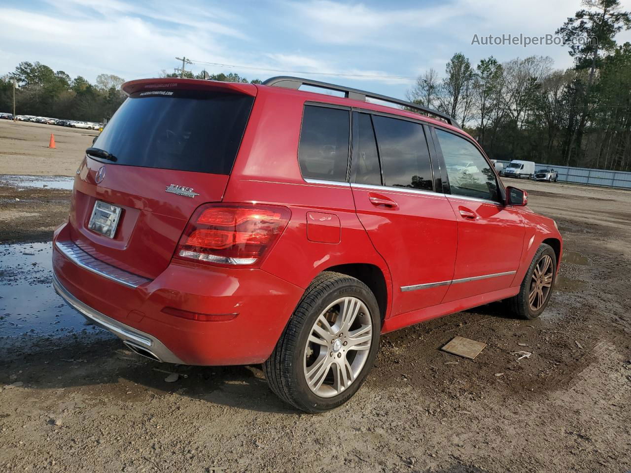 2013 Mercedes-benz Glk 350 Red vin: WDCGG5HB3DG131363