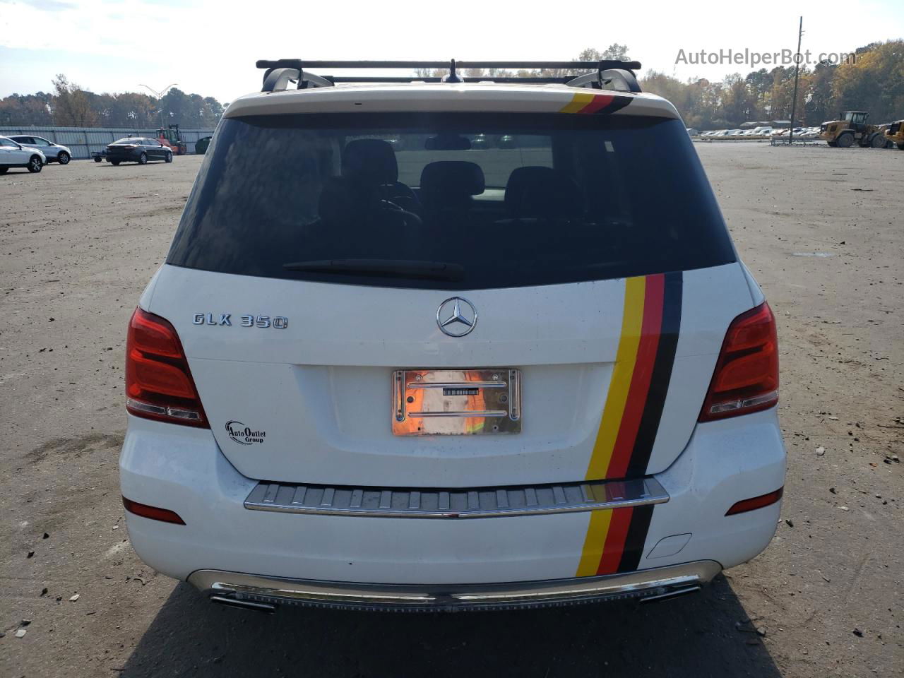 2013 Mercedes-benz Glk 350 White vin: WDCGG5HB4DG080424