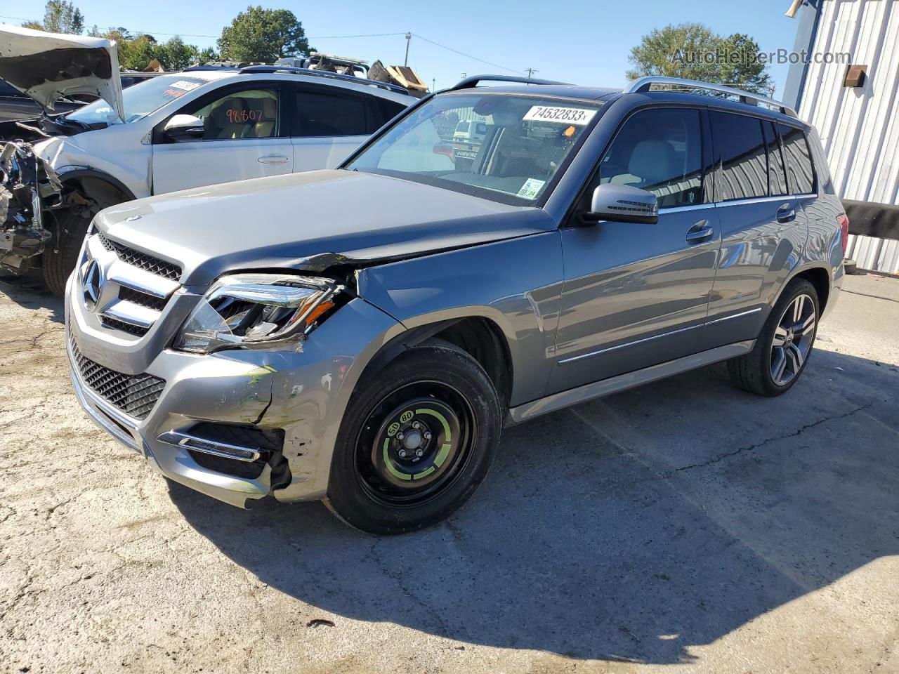 2013 Mercedes-benz Glk 350 Gray vin: WDCGG5HB4DG128830