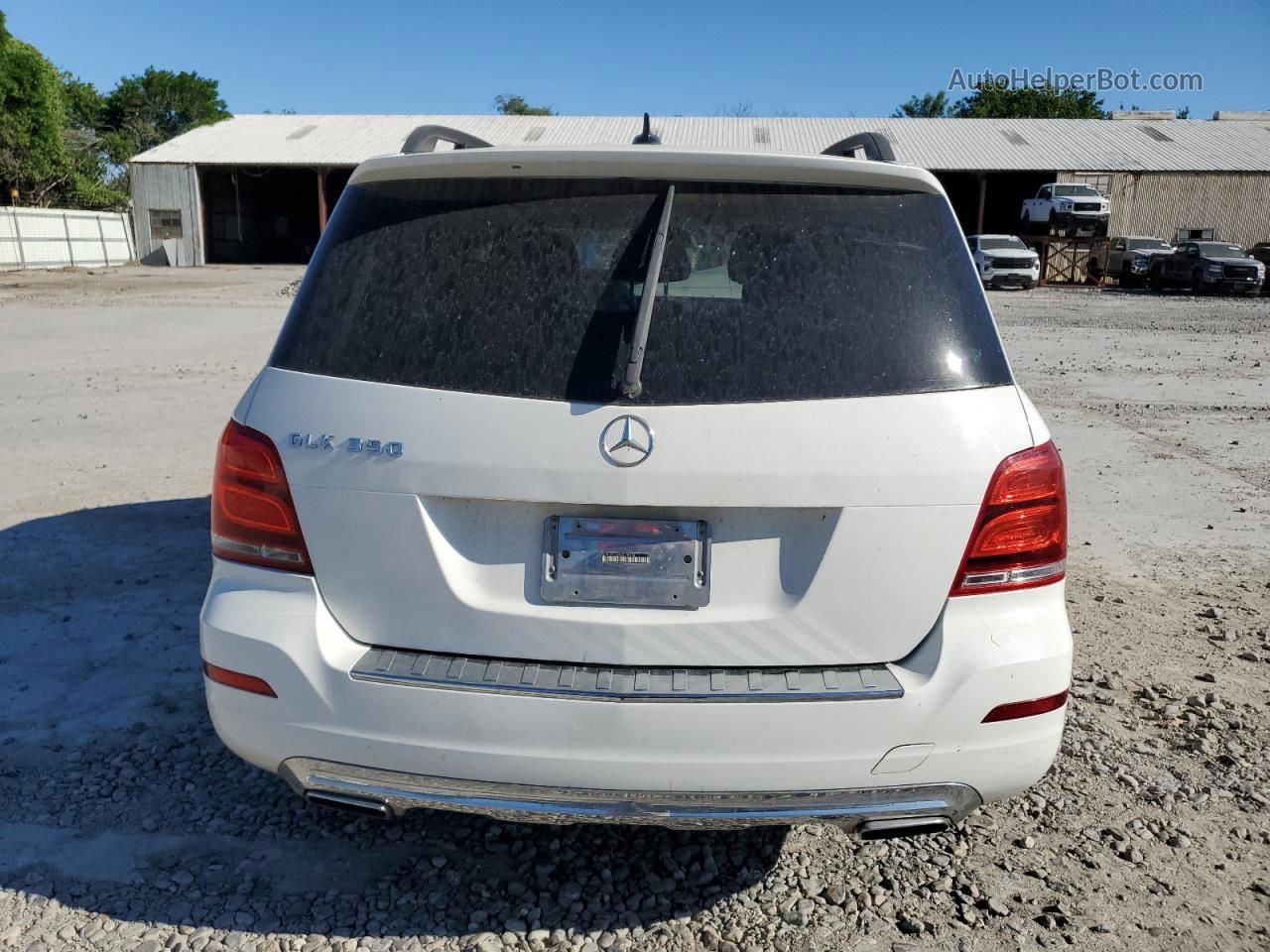 2013 Mercedes-benz Glk 350 White vin: WDCGG5HB4DG135180