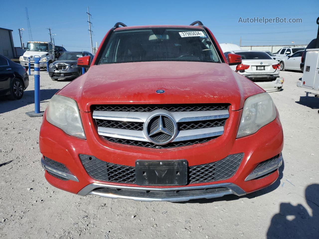 2013 Mercedes-benz Glk 350 Red vin: WDCGG5HB5DF964717