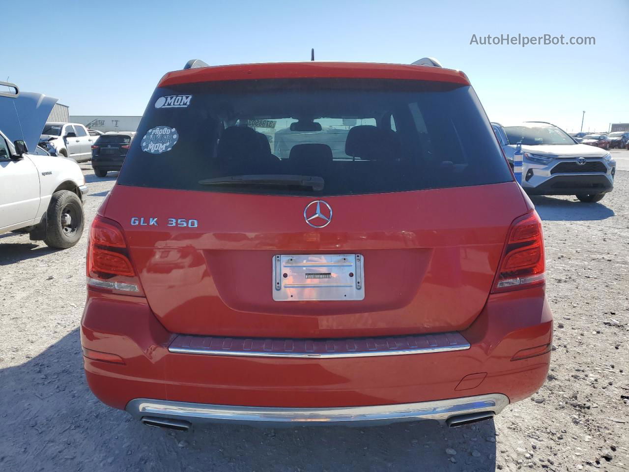 2013 Mercedes-benz Glk 350 Red vin: WDCGG5HB5DF964717