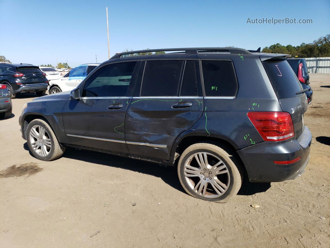 2013 Mercedes-benz Glk 350 Gray vin: WDCGG5HB5DG007465