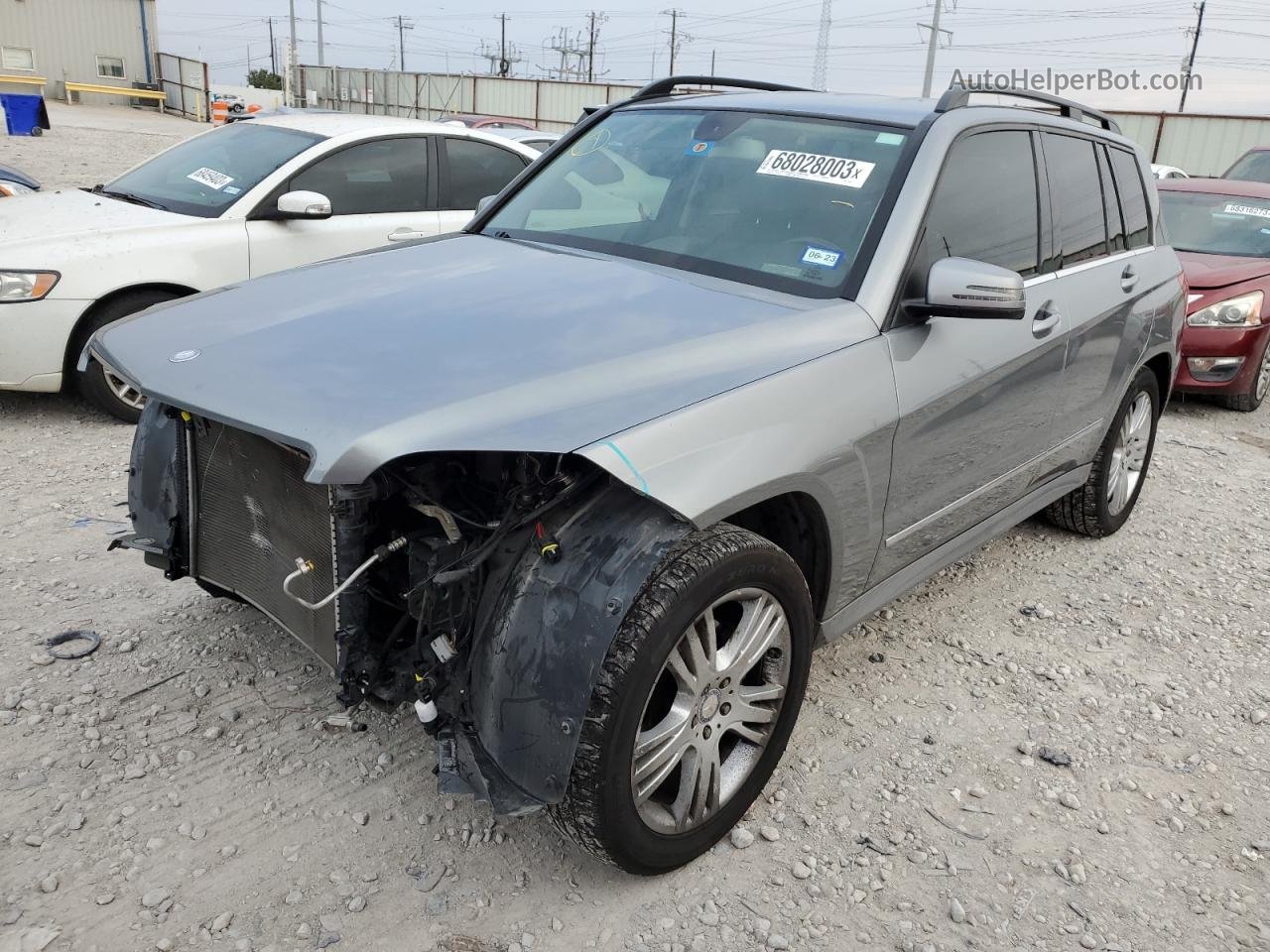 2013 Mercedes-benz Glk 350 Silver vin: WDCGG5HB5DG016487