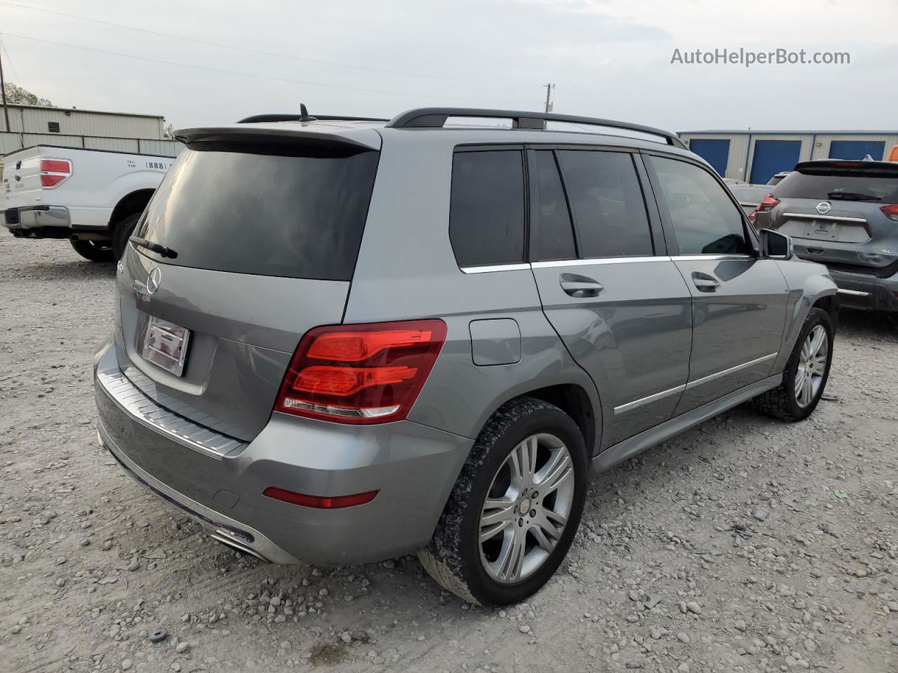 2013 Mercedes-benz Glk 350 Silver vin: WDCGG5HB5DG016487