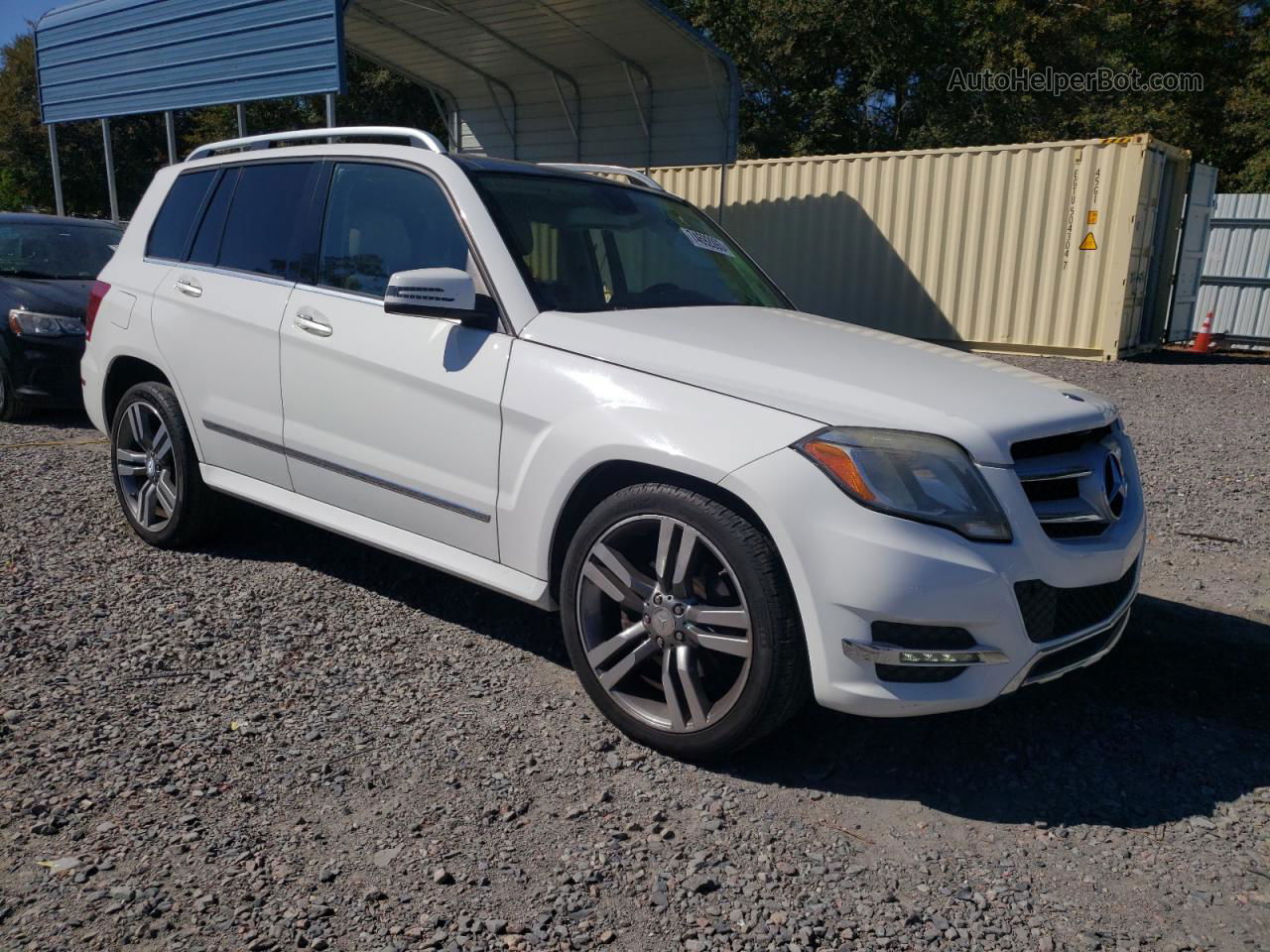 2013 Mercedes-benz Glk 350 White vin: WDCGG5HB5DG068928