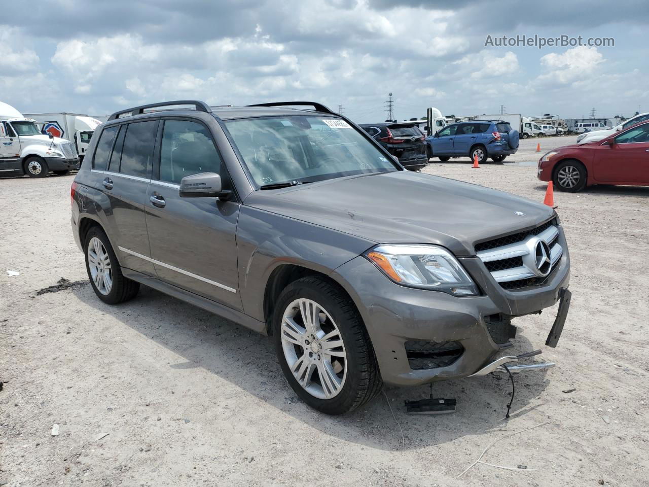 2013 Mercedes-benz Glk 350 Gray vin: WDCGG5HB6DG002677