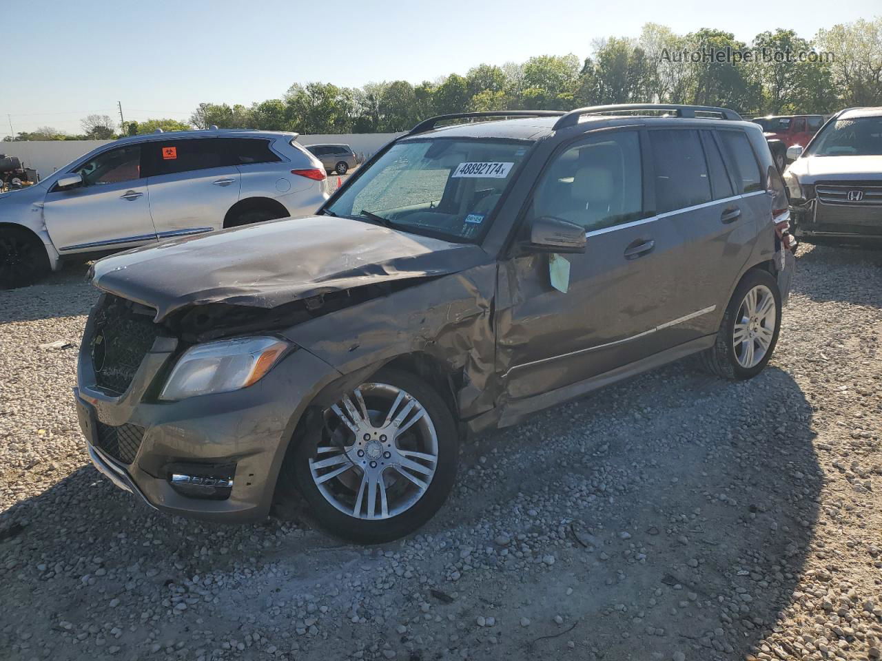 2013 Mercedes-benz Glk 350 Gray vin: WDCGG5HB6DG145063