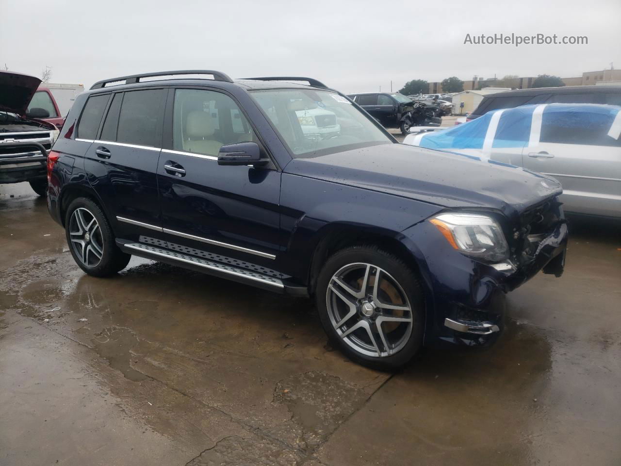 2013 Mercedes-benz Glk 350 Синий vin: WDCGG5HB7DF949121