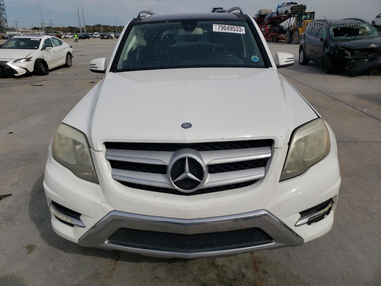 2013 Mercedes-benz Glk 350 White vin: WDCGG5HB7DF964895