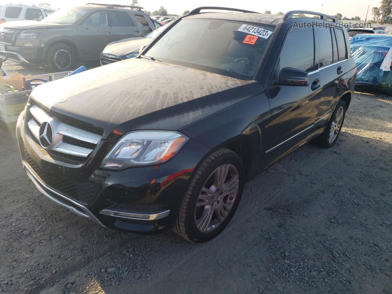 2013 Mercedes-benz Glk 350 Black vin: WDCGG5HB7DF992227