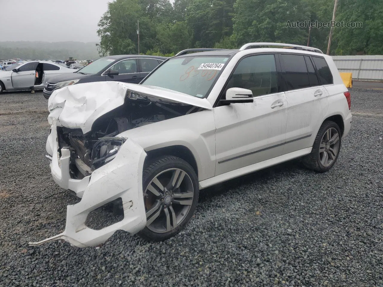 2013 Mercedes-benz Glk 350 White vin: WDCGG5HB7DF998500