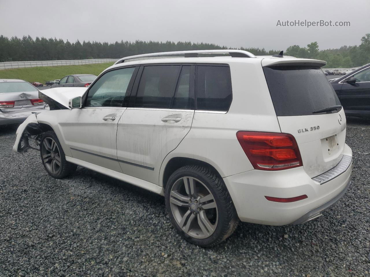 2013 Mercedes-benz Glk 350 White vin: WDCGG5HB7DF998500