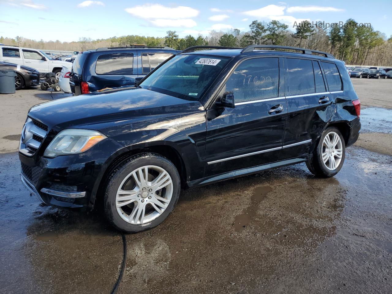 2013 Mercedes-benz Glk 350 Черный vin: WDCGG5HB7DG021965