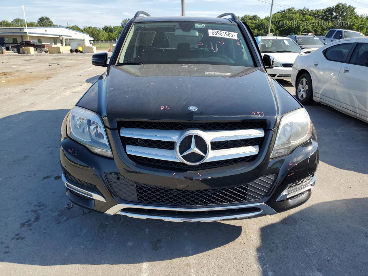 2013 Mercedes-benz Glk 350 Black vin: WDCGG5HB7DG025966