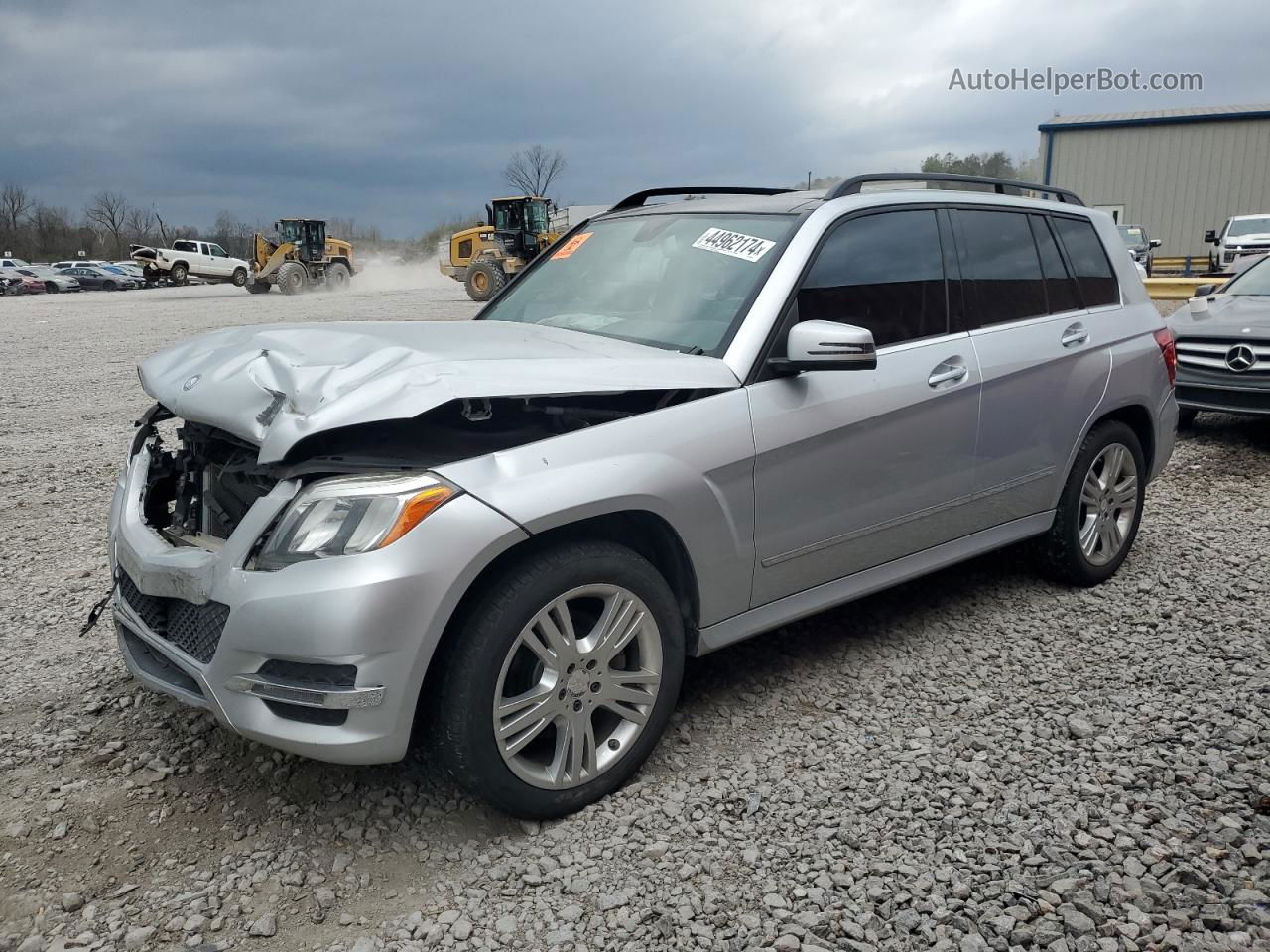 2013 Mercedes-benz Glk 350 Silver vin: WDCGG5HB8DG018136