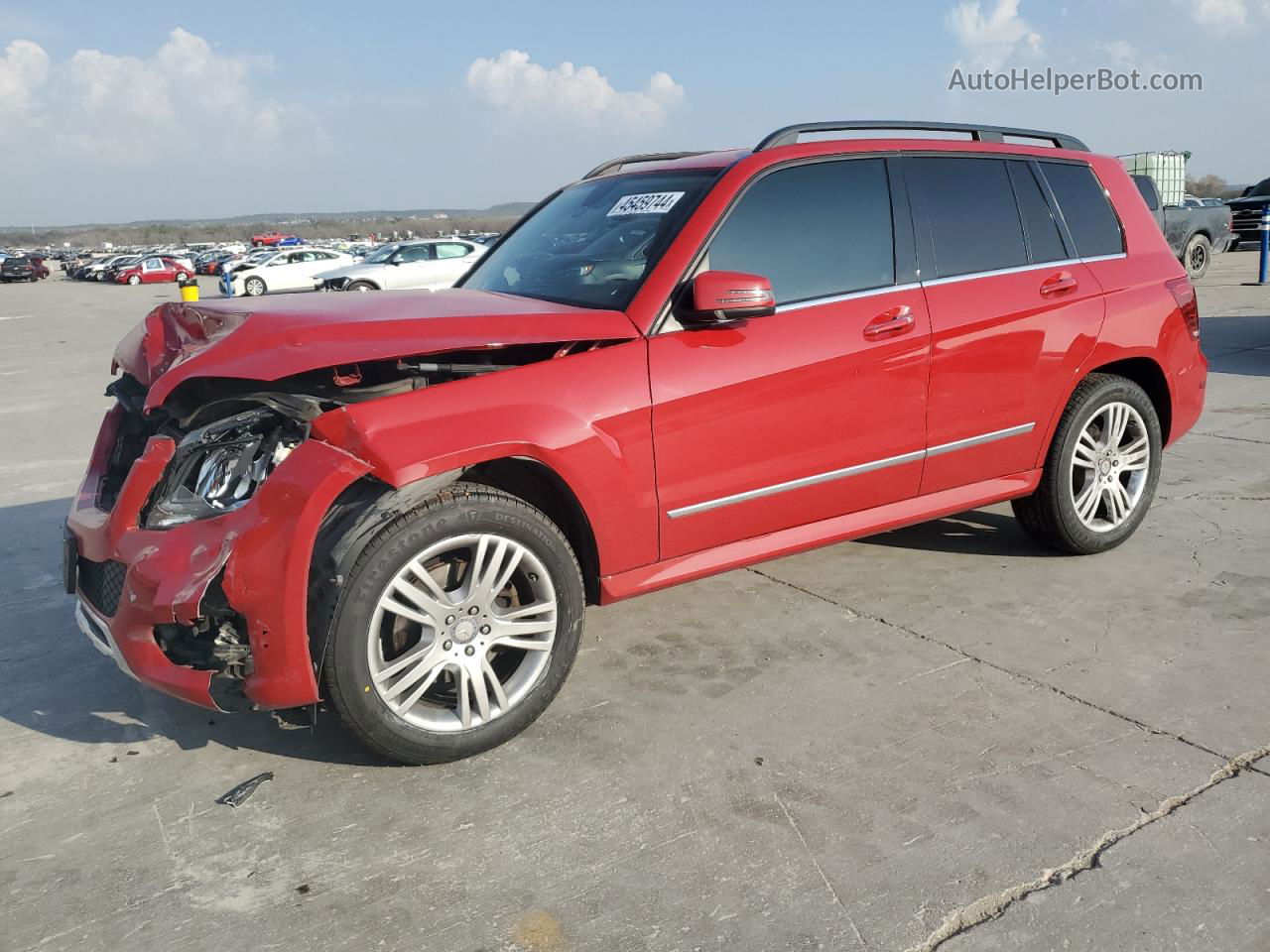 2013 Mercedes-benz Glk 350 Red vin: WDCGG5HB8DG069541