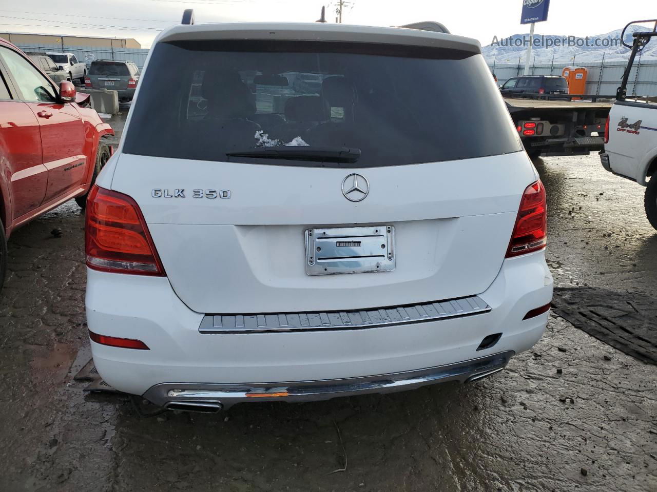 2013 Mercedes-benz Glk 350 White vin: WDCGG5HB8DG113845