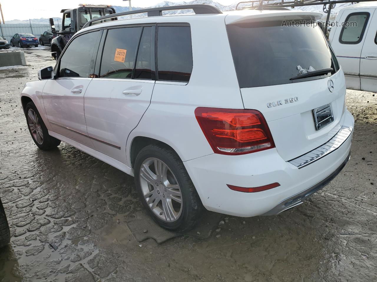 2013 Mercedes-benz Glk 350 White vin: WDCGG5HB8DG113845