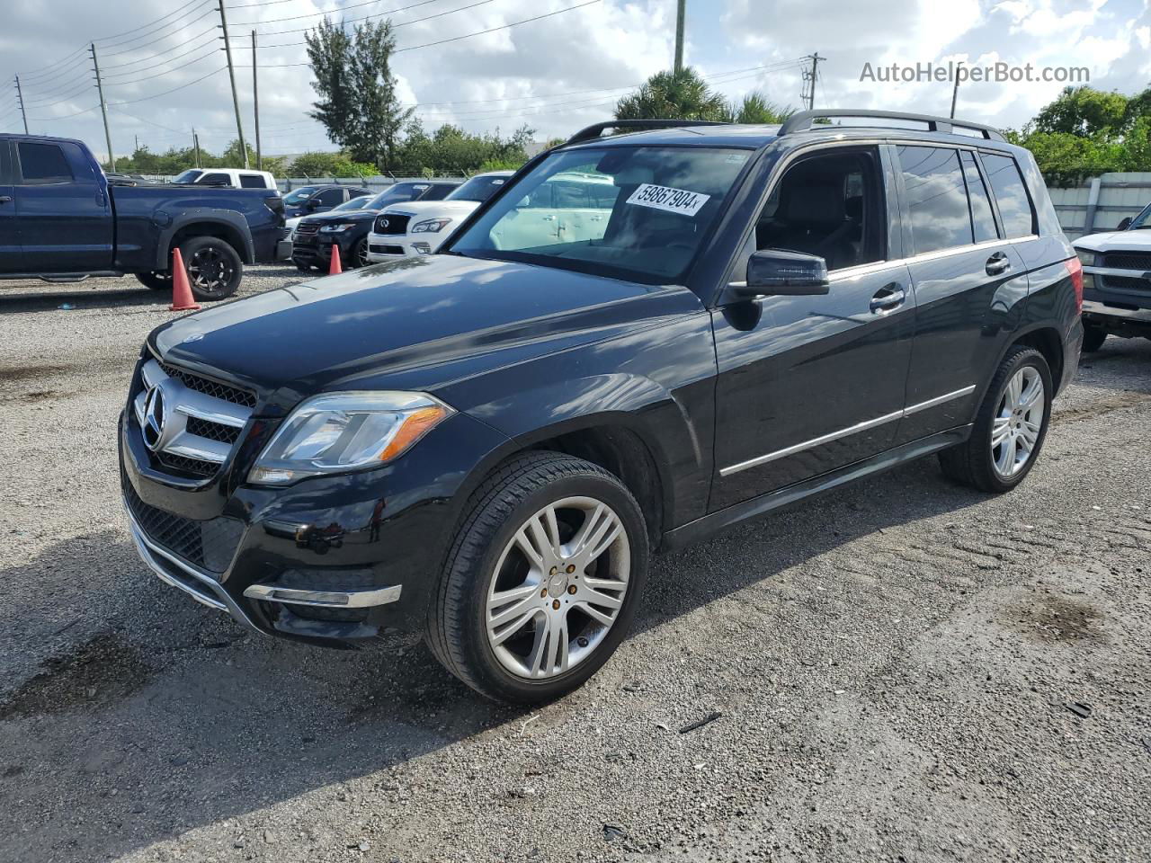 2013 Mercedes-benz Glk 350 Black vin: WDCGG5HB9DF954661