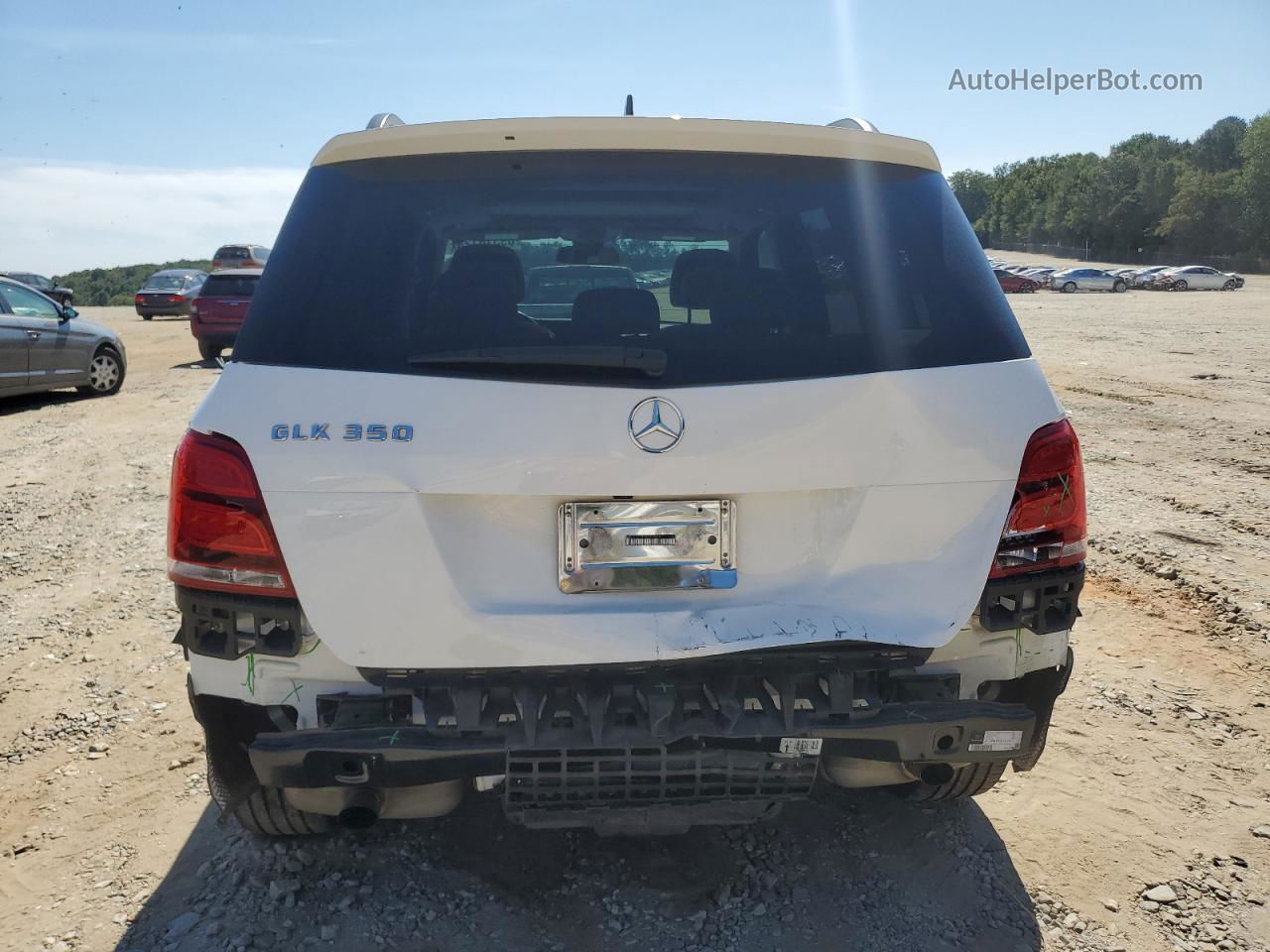 2013 Mercedes-benz Glk 350 White vin: WDCGG5HB9DG069645