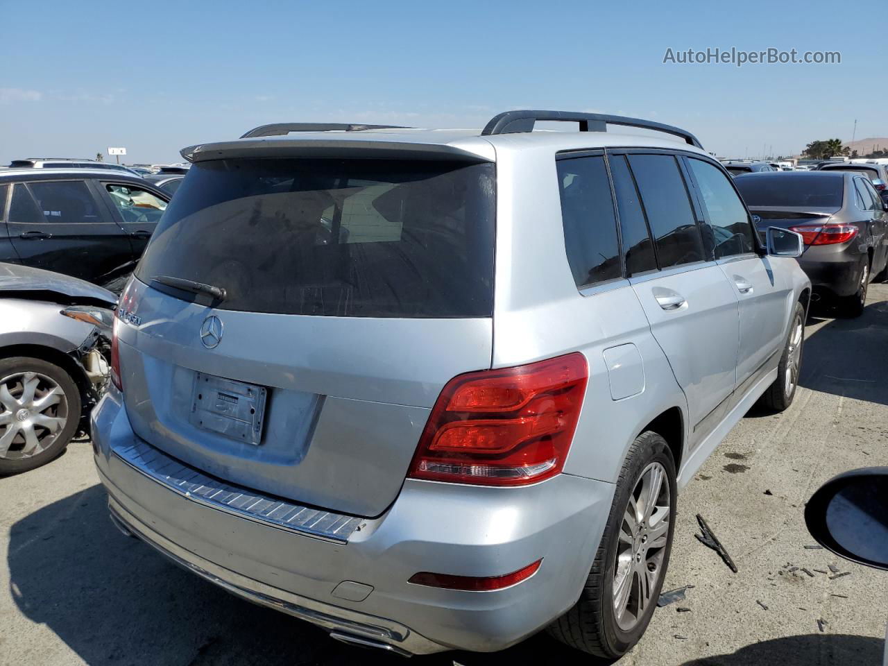 2013 Mercedes-benz Glk 350 Silver vin: WDCGG5HB9DG074716