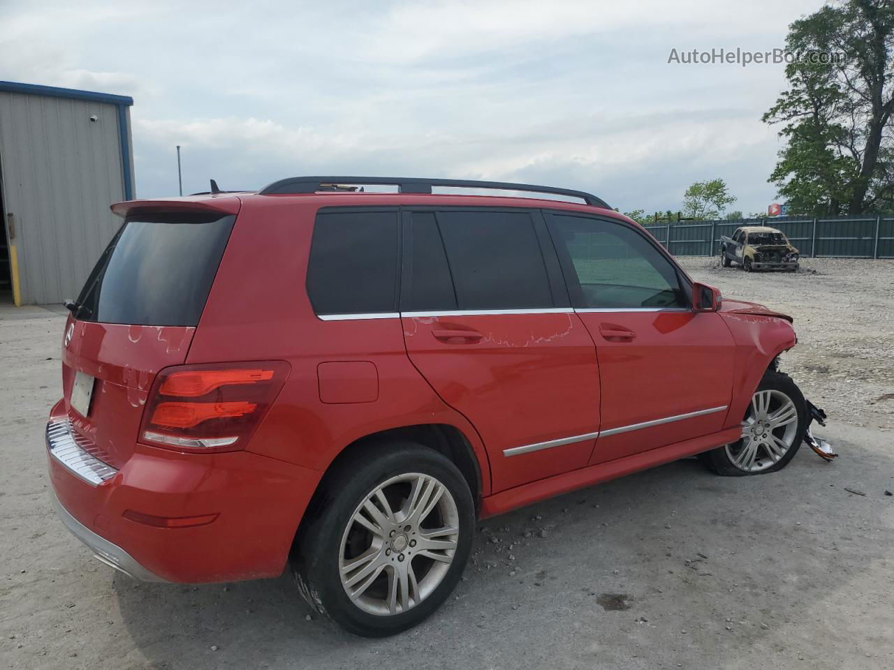 2013 Mercedes-benz Glk 350 Red vin: WDCGG5HB9DG143582