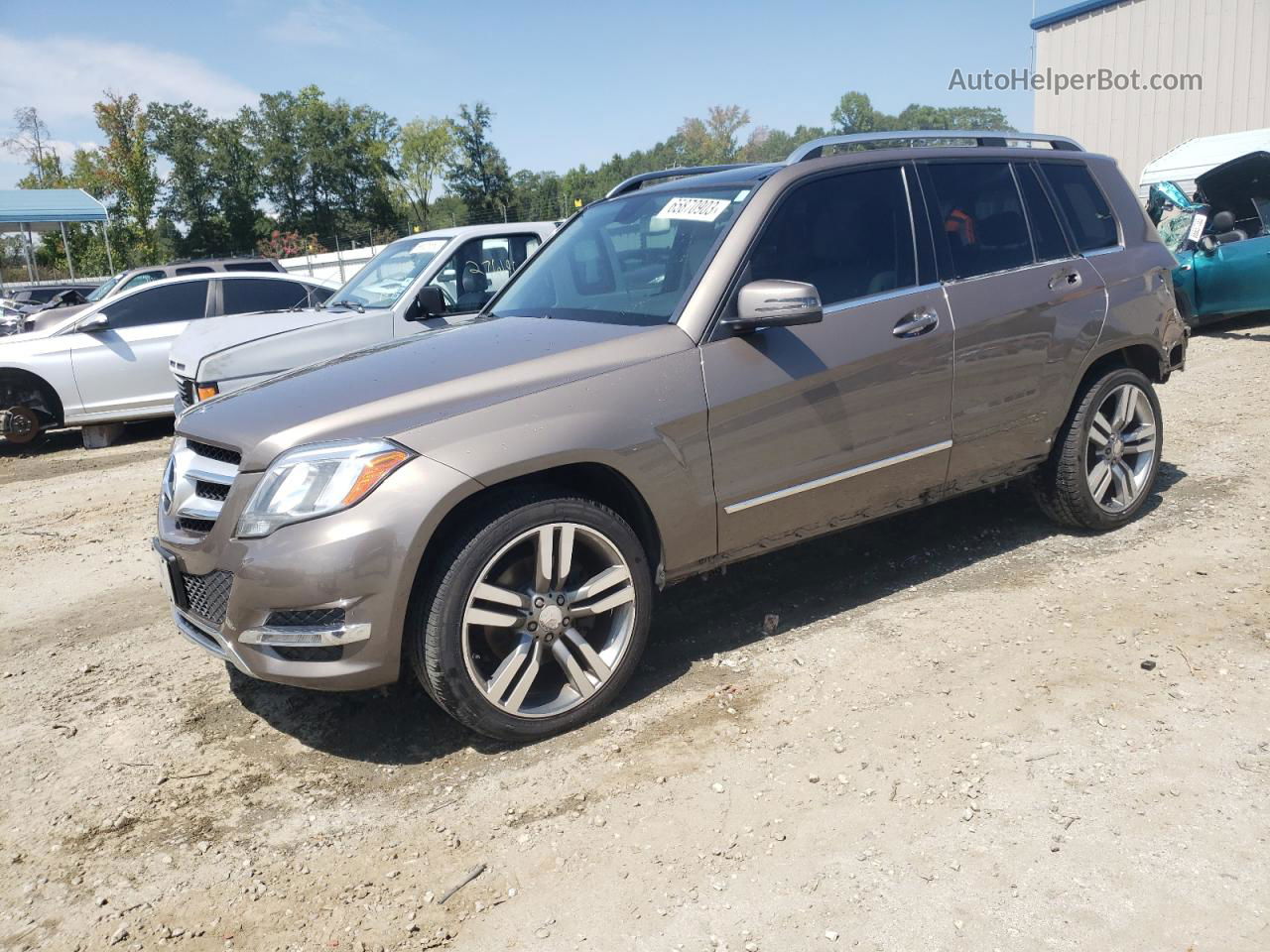 2013 Mercedes-benz Glk 350 Коричневый vin: WDCGG5HBXDF992321