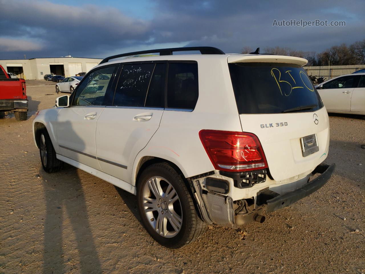 2013 Mercedes-benz Glk 350 White vin: WDCGG5HBXDG055186