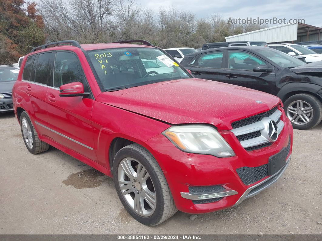 2013 Mercedes-benz Glk 350   Red vin: WDCGG5HBXDG149908