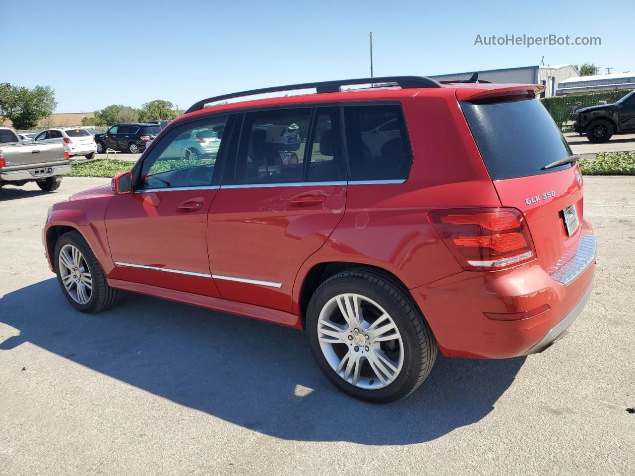 2013 Mercedes-benz Glk 350 Red vin: WDCGG5HBXDG150072